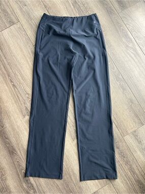 The North Face Navy Straight-Leg Pant Women’s Size Medium Long Zippered Pockets